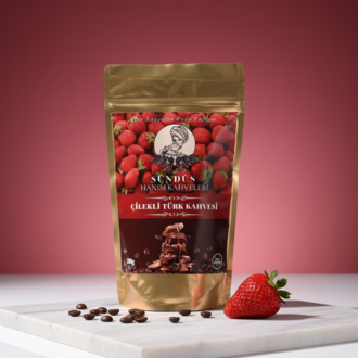 ÇİLEKLİ TÜRK KAHVESİ 200 G