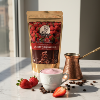 ÇİLEKLİ TÜRK KAHVESİ 200 G
