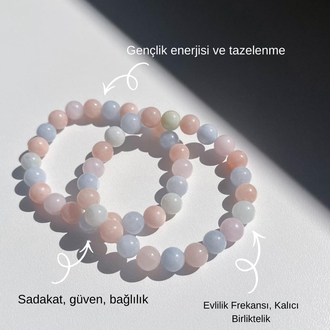 Morganit Bileklik
