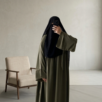 Ahu model abaya haki
