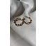 Sarmal gold küpe