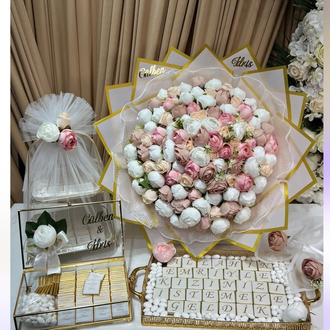 Çiçek çikolata set 