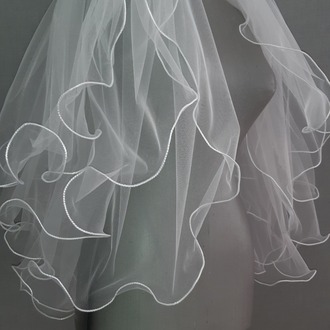 70x60x50_cm_Boy_Taraklı_3 Kat Hayal Tül Duvak_Şeritli, Bukleli,Duble Dalgalı ve Kabarık Model