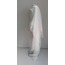  Asimetrik Kesim 1.50 cm Uzun Parlak Kırık Beyaz Hayal Tül Duvak  Suzanna Moda