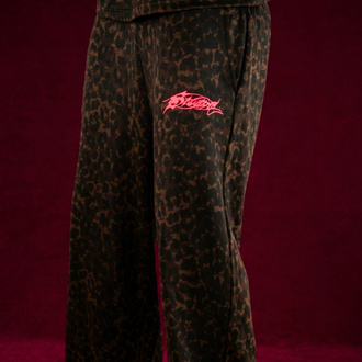  Burnt Leopard Sweatpants
