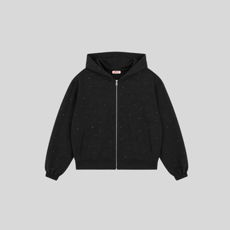 Svamp Mono Diamond Zip 