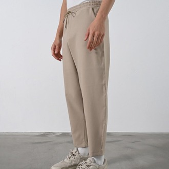 Bej Basic Jogger