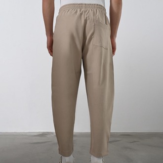 Bej Basic Jogger