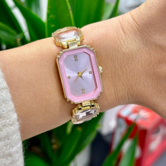 Swalora Crystal Garden Pembe Saat