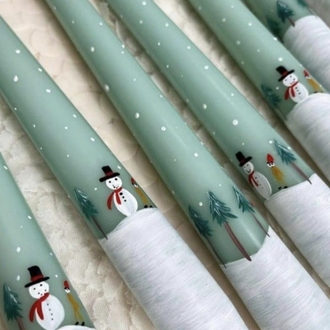 Winter şamdan mumu 