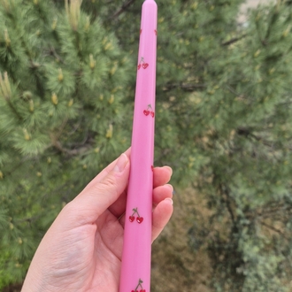 Cherry şamdan mum