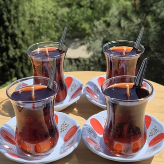 Türk çayı mum