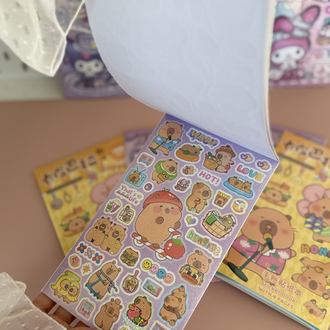 Kuromi/Capy Bara / My Melody 100 lü sticker