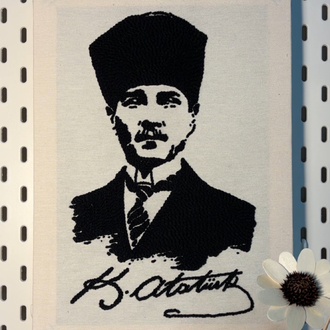 Tuval Atatürk portre