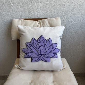 Lotus Çiçeği Yastık Kılıfı