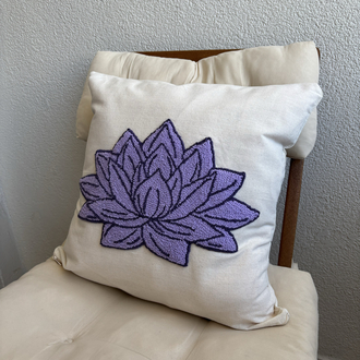 Lotus Çiçeği Yastık Kılıfı
