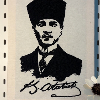 Tuval Atatürk portre