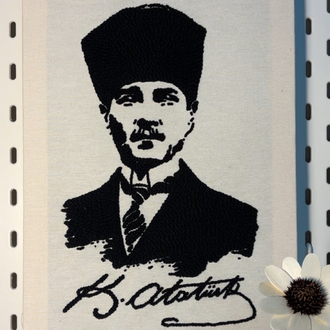 Tuval Atatürk portre