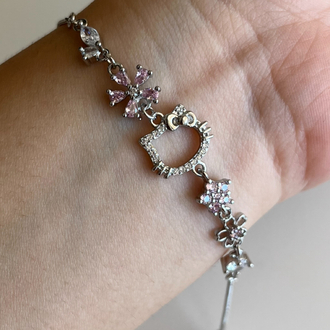 925s hello kitty sakura bileklik 