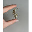 çelik taşlı gold earcuff