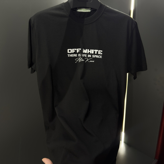 Off White Premium T-Shirt Siyah
