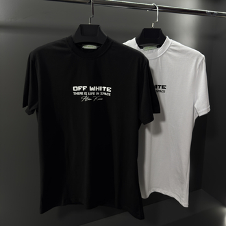 Off White Premium T-Shirt Siyah