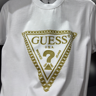 Guess Premium T-Shirt Beyaz