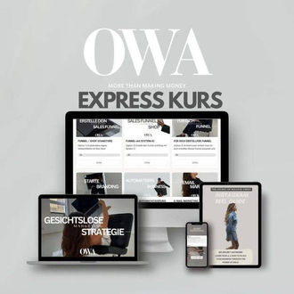 OWA | Online Wealth Academy Kurs ( Türkçe / Deutsch / English/Flamenkçe)