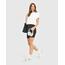 Oner Active Beyaz Cropped T-Shirt - Rahat Kesim Günlük Spor Üst