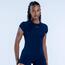 DFYNE Lacivert Impact Short Sleeve Top ve Şort Takımı - Seamless Performans Seti