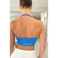 EXALTED Halter Yaka Spor Bra - Canlı Mavi