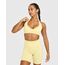 Oner Active Halter Seamless Bra - Sarı