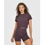 Oner Active Mürdüm Bisiklet Yaka Crop Top - Sportif Şıklık