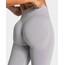 Teveo Açık Gri Lift Leggings - Push Booty Etkili Şekillendirici Spor Tayt