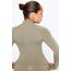 TALA Seamless Zip Up Spor Ceket - Taupe