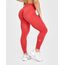 Oner Active Scrunch Seamless Yüksek Bel Tayt - Mercan Kırmızısı