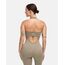 OACE Halter Yaka Uzun Seamless Fitness Tulum - Toprak Beji