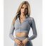 Alphalete Fermuarlı Crop Ceket