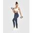Oner Active Seamless Yüksek Bel Spor Tayt - True blue