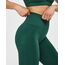 Oner Active Scrunch Seamless Yüksek Bel Tayt - Yeşil