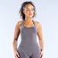 DFYNE Kahverengi Halter Yaka Tank Top