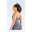 DFYNE Kahverengi Halter Yaka Tank Top