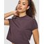 Oner Active Mürdüm Bisiklet Yaka Crop Top - Sportif Şıklık