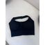 EXALTED Çift Kat Süngerli Strapless Spor Bra - Siyah