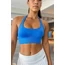 EXALTED Halter Yaka Spor Bra - Canlı Mavi