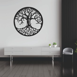Hayat Ağacı MDF Duvar Dekoru 40×40 cm