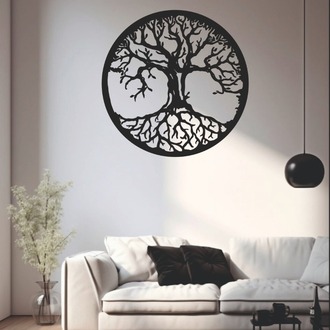 Hayat Ağacı MDF Duvar Dekoru 40×40 cm
