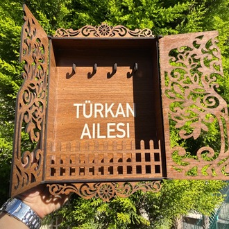 Kişiye Özel Aile Anahtarlık Askılığı