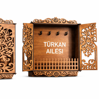 Kişiye Özel Aile Anahtarlık Askılığı
