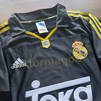 Real Madrid 1999/2000 Retro Premium Kalite Deplasman Forma